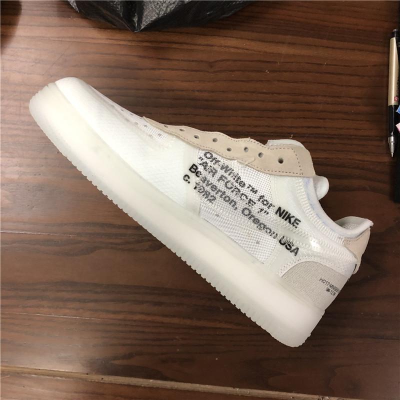 PK God Off-White Nike Air Force 1 One Low The 10 Ten Virgil Abloh retail materials ready to ship